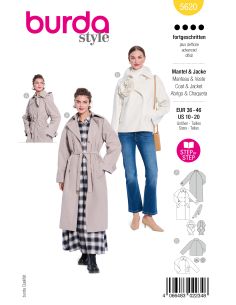 Patron de manteau - Burda 5620