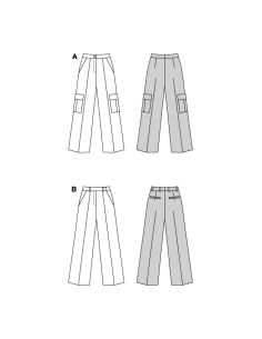 Patron de pantalon - Burda 5621 2