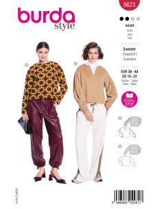 Patron de sweat - Burda 5623