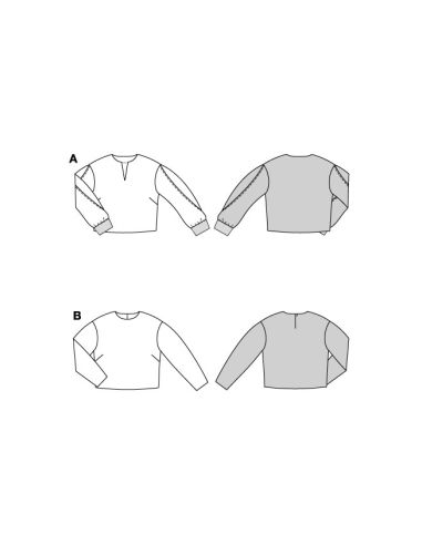 Patron de sweat - Burda 5623