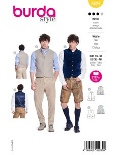 Patron de veste - Burda 5624
