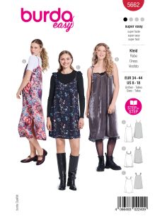 Patron de robe - Burda 5662
