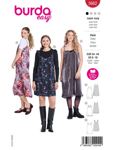 Patron de robe - Burda 5662