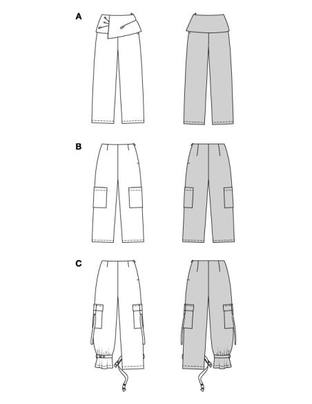 Patron de pantalon - Burda 5663