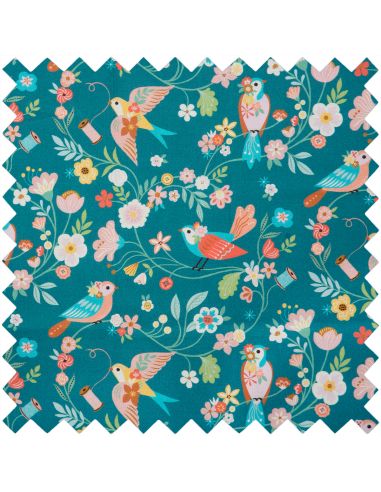 Ciseaux de broderie 9 cm avec étui de rangement - Oiseaux