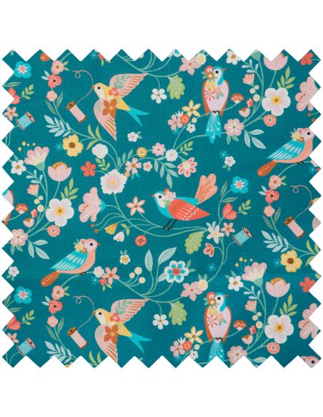 Ciseaux de broderie 9 cm avec étui de rangement - Oiseaux