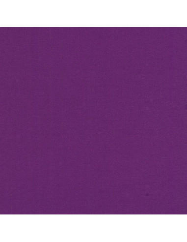 Tissu coton uni patchwork Kona - Mulberry