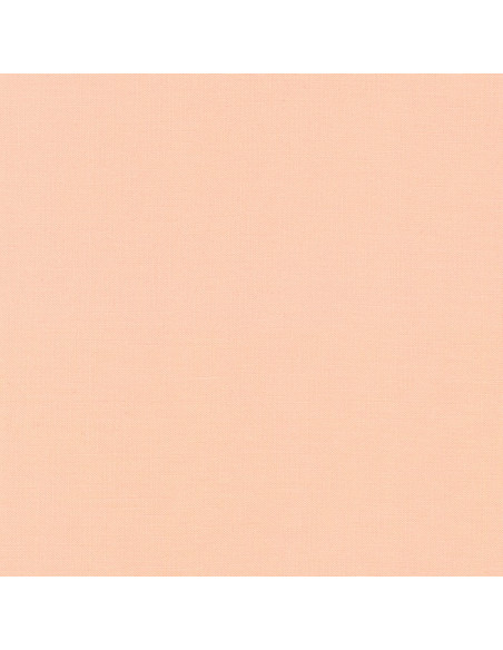 Tissu coton uni patchwork Kona - Ice Peach