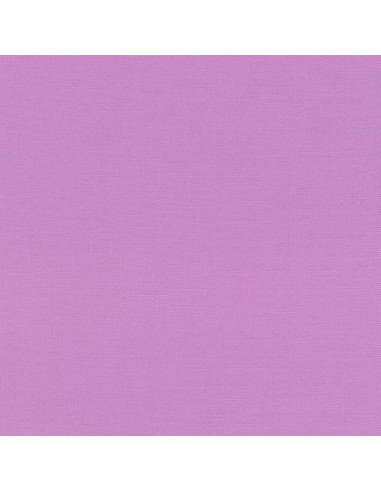 Tissu coton uni patchwork Kona - Pansy