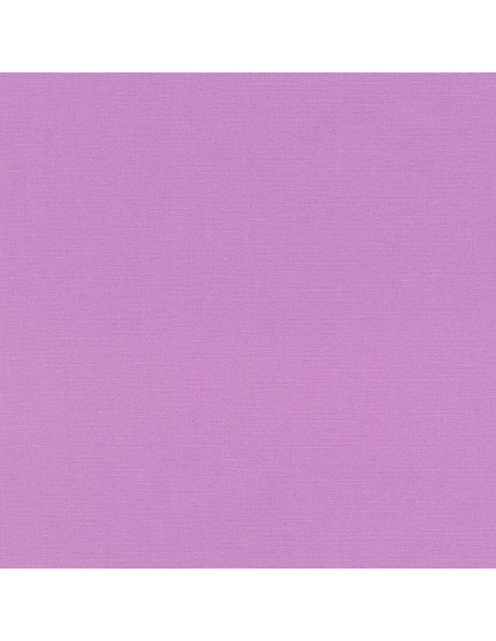 Tissu coton uni patchwork Kona - Pansy