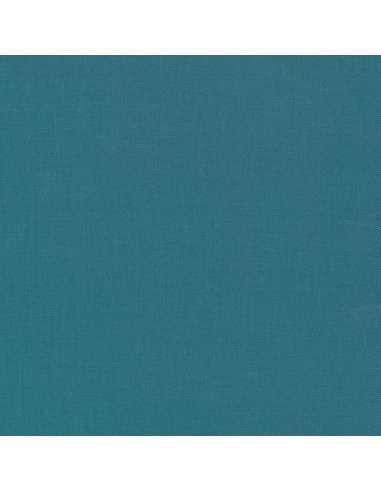Tissu coton uni patchwork Kona - Teal Blue