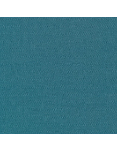 Tissu coton uni patchwork Kona - Teal Blue