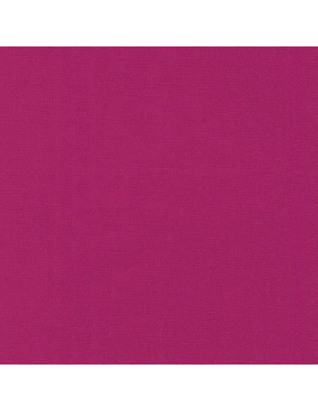 Tissu coton uni patchwork Kona - Cerise