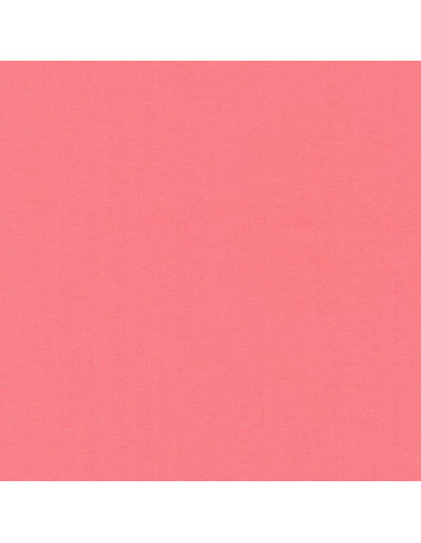 Tissu coton uni patchwork Kona - Melon