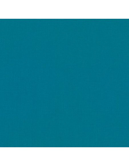 Tissu coton uni patchwork Kona - Cyan