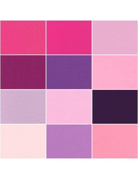 Fat Quarter Bundles Kona - Wildberry