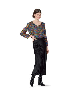Patron de blouse et robe - Burda 6155 2