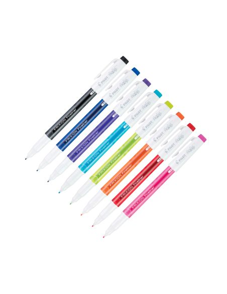 Set de 8 stylos feutres Pilot FriXion Fineliner
