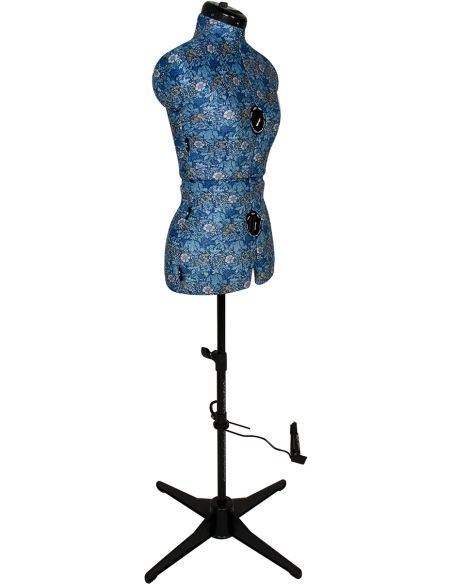 Mannequin couture Collection fleurs bleues taille 36 / 42