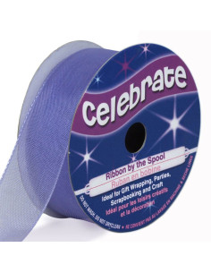 Ruban organza Celebrate parme - 20 mm x 5 m