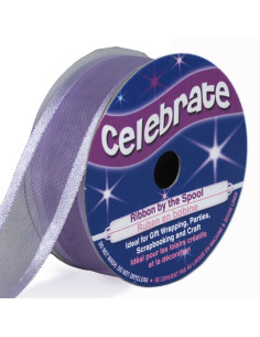 Ruban organza Celebrate parme - 20 mm x 4 m