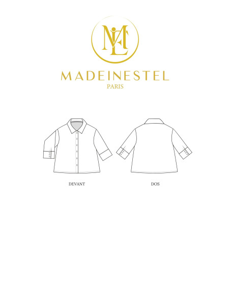 Patron de chemisier Capucine - MADEINESTEL