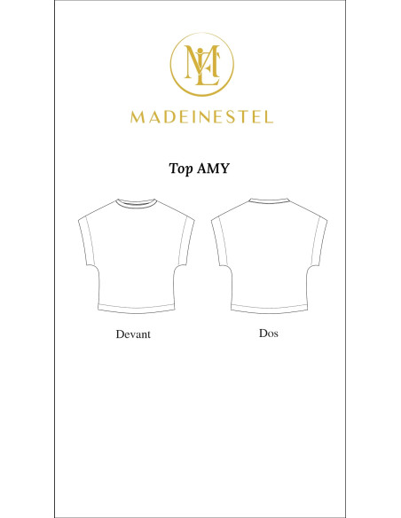 Patron de top Amy - MADEINESTEL