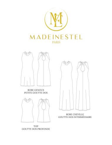 Patron de robe & Top Divina - MADEINESTEL