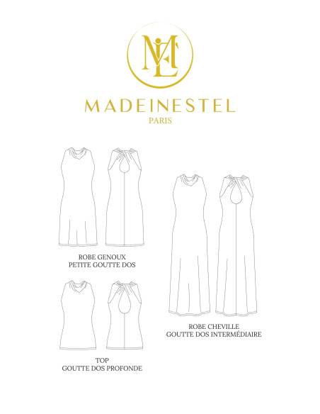 Patron de robe & Top Divina - MADEINESTEL