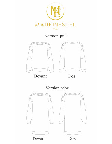 Patron de robe & pull Valério - MADEINESTEL