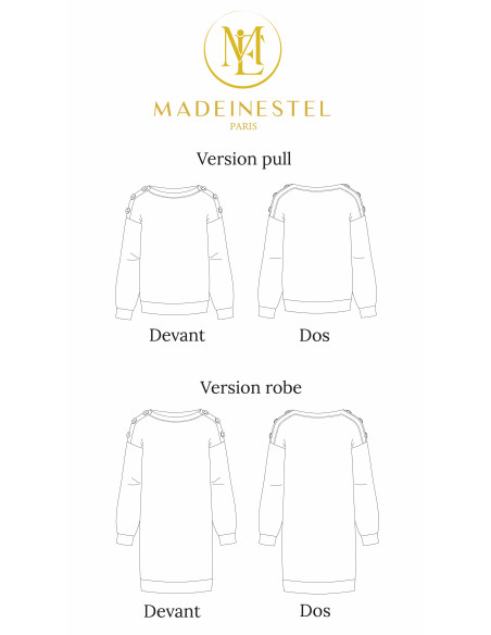 Patron de robe & pull Valério - MADEINESTEL