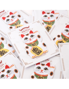 Patch brodé thermocollant - Maneki Neko lanterne 2