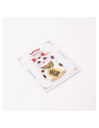 Patch brodé thermocollant - Maneki Neko lanterne
