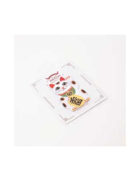 Patch brodé thermocollant - Maneki Neko lanterne