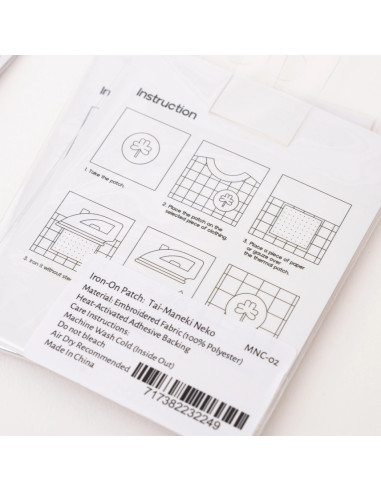 Patch brodé thermocollant - Maneki Neko lanterne