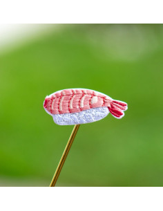 Patch brodé thermocollant - Sushi crevette 2