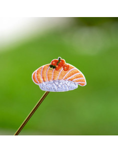 Patch brodé thermocollant - Sushi saumon 2
