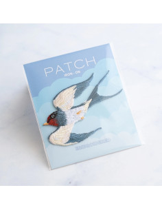 Patch brodé thermocollant - Hirondelle