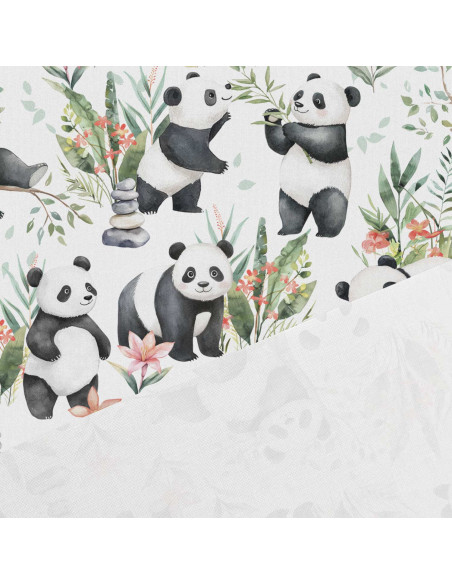 Tissu coton premium - Pandas
