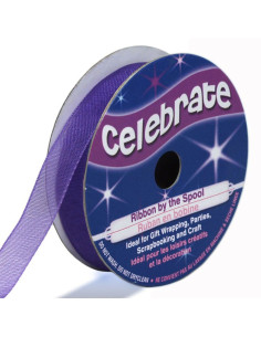 Ruban organza Celebrate violet - 9 mm x 8 m