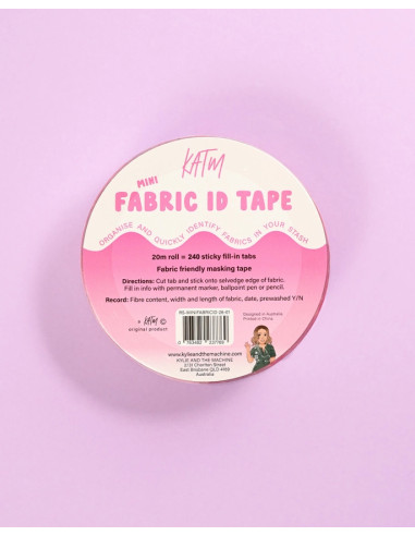Ruban autocollant d´identification de tissu KATM