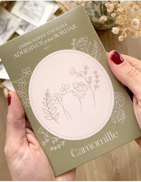 Adhésifs pour broder avec motifs Camomille Créations - Fleurs