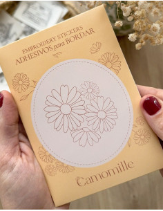 Adhésifs pour broder avec motifs Camomille Créations - Marguerites