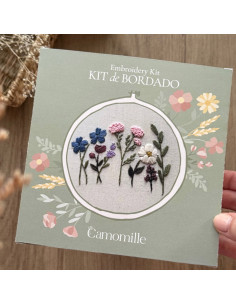 Kit broderie Camomille Créations - Frange de fleurs