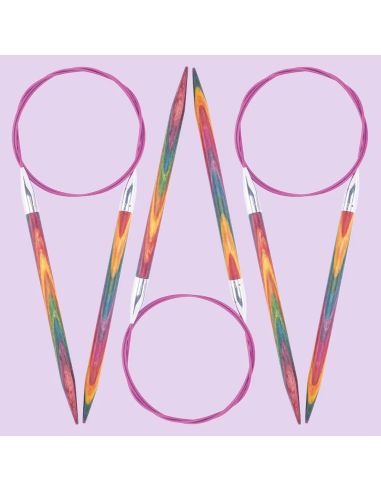 Aiguilles circulaires KnitPro Symfonie 2 avec câble