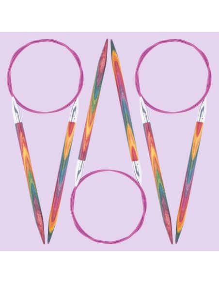 Aiguilles circulaires KnitPro Symfonie 2 avec câble