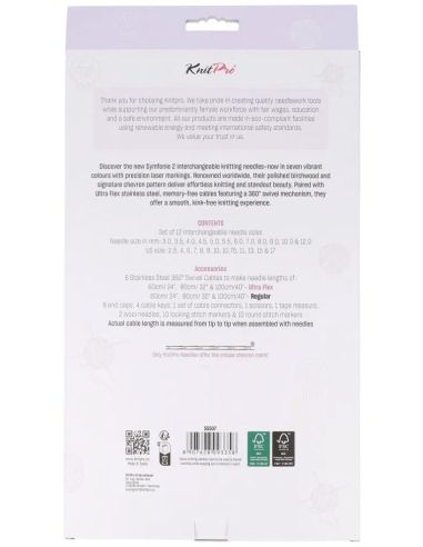 Trousse aiguilles circulaires Grande KnitPro Symfonie 2