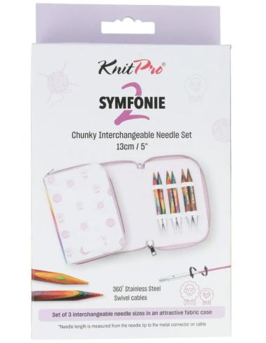 Trousse aiguilles circulaires Chunky KnitPro Symfonie 2