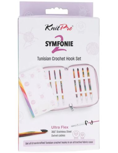 Trousse crochets tunisiens KnitPro Symfonie 2