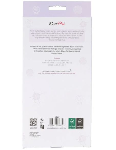 Trousse aiguilles doubles pointes 20 cm KnitPro Symfonie 2